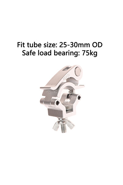 Choice3 مشبك سريع الفك A1 لأنبوب ألومنيوم، مشبك ذو حلقة مفرد سريع الفك