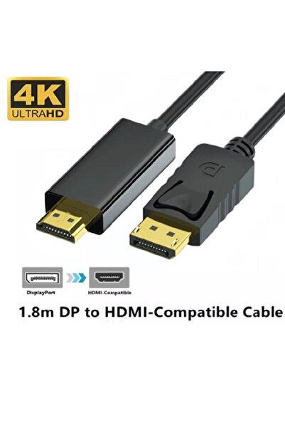 Choice 1.8M ﻿ 4K DP DisplayPort to HDMI Cable DP to HDMI HDTV Adapter Display...