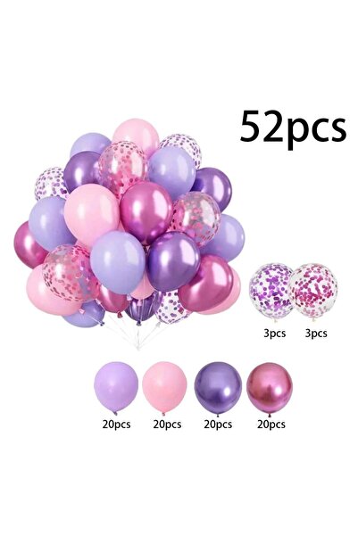 Choice مجموعة بالونات 12 بوصة، 52 قطعة، لتزيين حفلات الزفاف وأعياد الميلاد، أ...