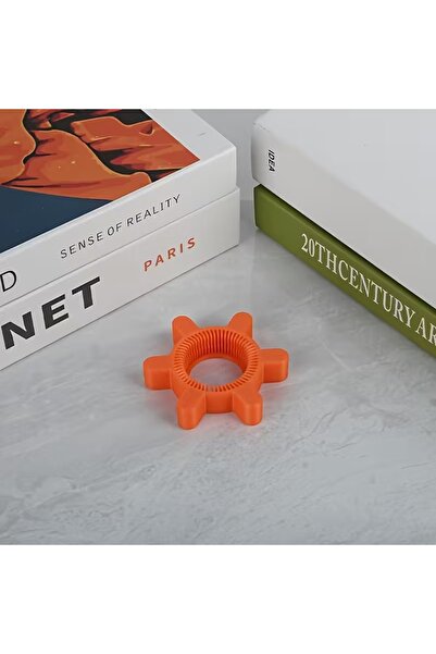 Choice5 فتاحة زجاجات دوارة بلاستيكية فريدة متعددة الوظائف، برتقالية اللون، قط...