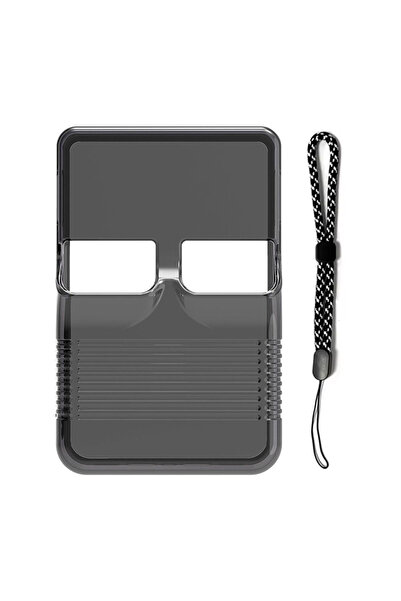 Choice4 جراب حماية شفاف أسود محمول من السيليكون الناعم لجهاز كول R36S المحمول...