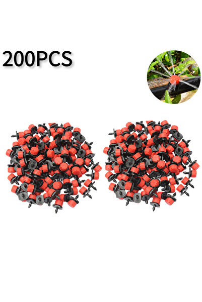 choice2 200 قطعة من فوهات ري الحدائق، قابلة للتعديل، مزودة بقطارات صغيرة، منا...