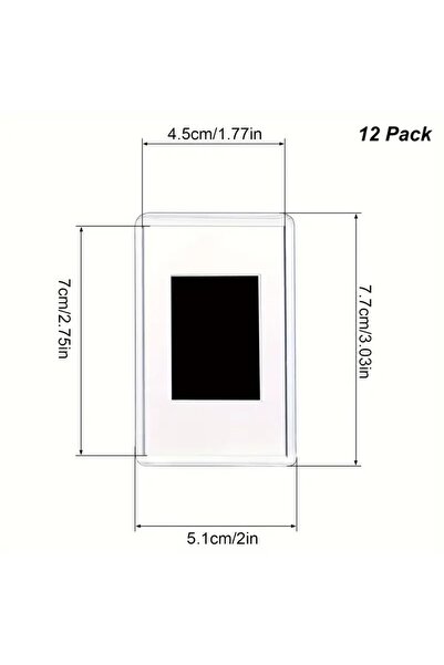 choice2 12Pack 12/20/40 Pcs Wonderful Blank Photo Frame, Insert Fridge Magnet...