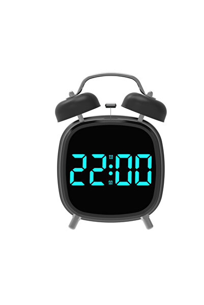 Choice4 BBL Voice Control Digital Alarm Clk Double Bell Super Loud for Heavy ...