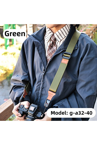 Choice1 حزام كتف أخضر سريع الفك، متوافق مع ZV-E10 II و Fujifilm X-T30 III و X...