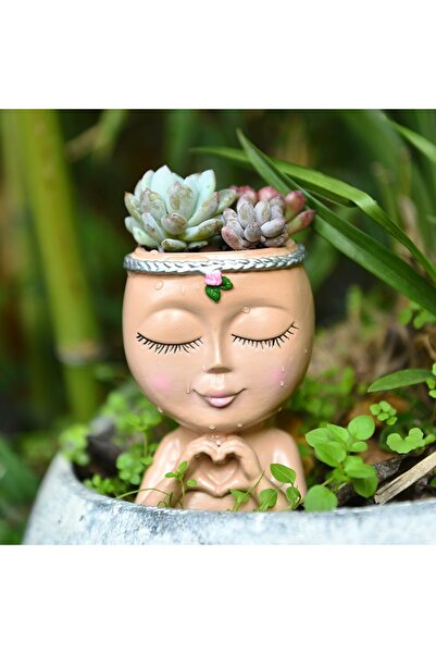 Choice1 وعاء واحد لنباتات عصارية على شكل فتاة جميلة، وعاء زهور فريد من نوعه ل...