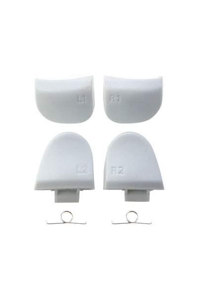 Choice9 طقم أزرار تحكم YuXi BDM-020 V2.0 أبيض اللون، قطعة غيار لجهاز PS5 V2 G...