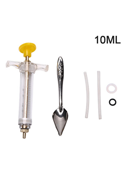 Choice1 محقنة تغذية الببغاء 10 مل، قطعة واحدة، 10/20 مل، خرطوم، محقنة تغذية ا...