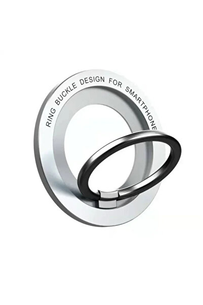 Choice4 حامل هاتف مغناطيسي قابل للطي على شكل حلقة إصبع من فيكيفون، فضي اللون،...