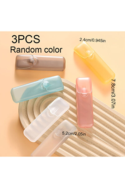 Choice علبة خيط تنظيف الأسنان بثلاث قطع بألوان عشوائية، علبة تخزين صغيرة، علب...