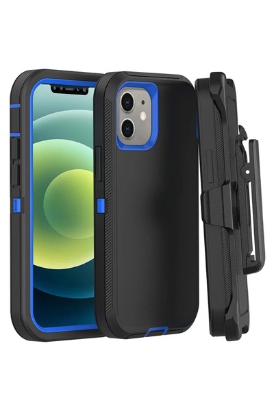 Choice iPhone 15 Pro black blue and clip Shkproof Case for iPhone 16 15 14 13...