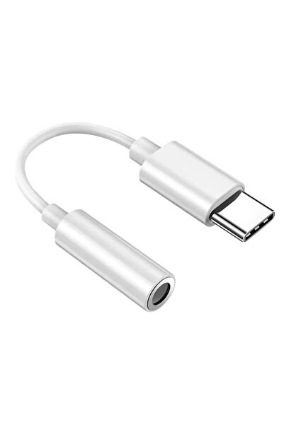 Choice محول سماعات أذن أبيض عالي الدقة من نوع USB-C إلى مقبس 3.5 ملم، طوله 11...