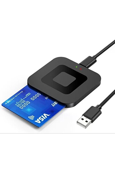 Choice قارئ بطاقات ذكية مربعة USB UTHAI X05، يدعم USB 2.0، ATMC، AC، DNI، IC،...