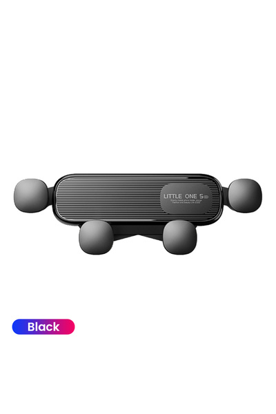 Choice حامل هاتف سيارة عالمي أسود اللون، يُثبّت بمشبك على فتحة التهوية، حامل ...