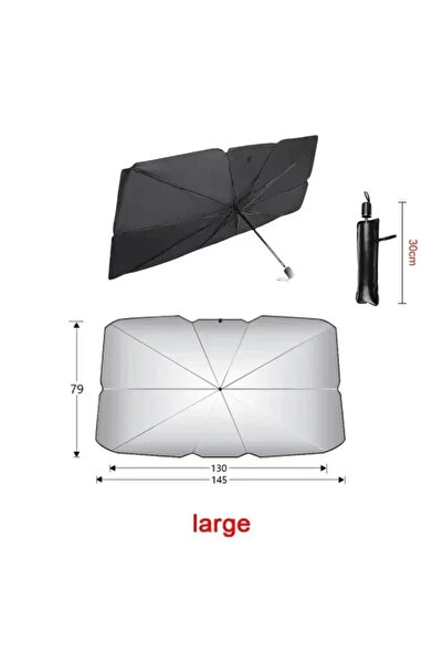 choice2 مظلة شمسية للسيارة مقاس 140 × 70، قطعة واحدة، لحماية السيارة من أشعة ...