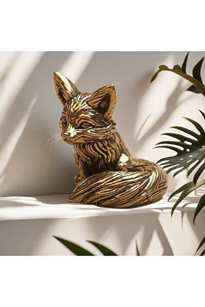 Choice تمثال ثعلب رمادي فاتح، قطعة ديكور منزلية، زينة مكتبية للدراسة أو الدرا...