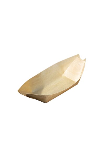 Choice6 5- 50PCS Multi-size Disposable Wooden Boat-shaped Plate Japanese Dish...