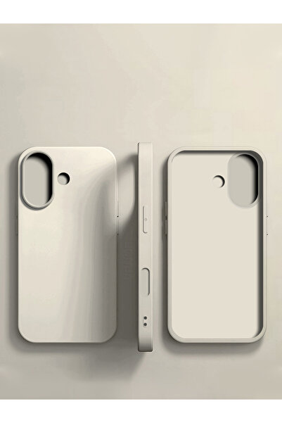 Choice13 جراب سيليكون فاخر بيج اللون لهاتف آيفون 15 بلس، متوافق مع هواتف آيفو...