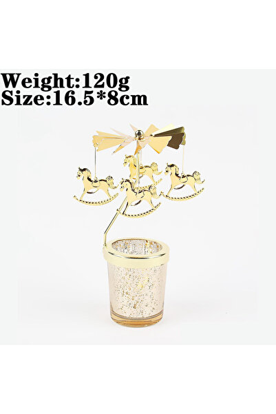 Choice12 21 Love Wedding Candle Holders Snowflake Deer Fairy Rotating Candles...