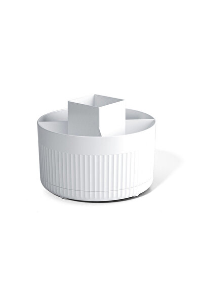 Choice1 WHITE Desktop Rotating Cosmetic Brush Holder for Eyeshadow Brush, Pen...