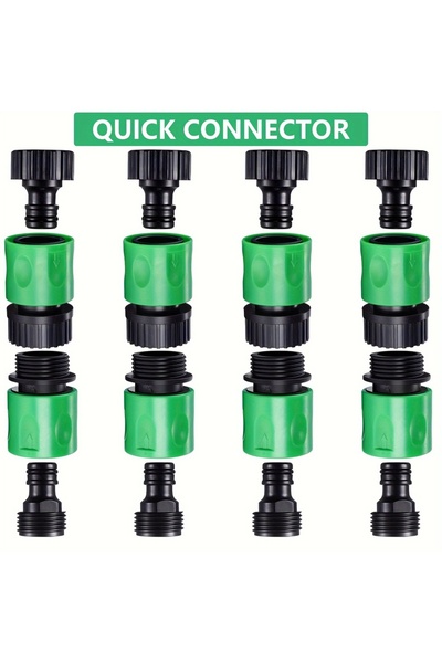 Choice 12 قطعة من وصلات التوصيل السريع بقطر 3/4 بوصة من نوع GHT لإصلاح تسربات...