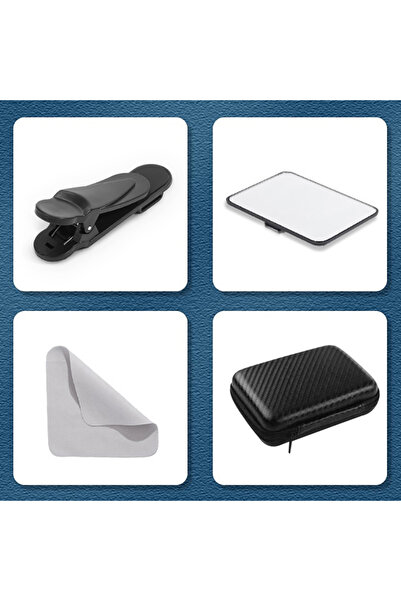 Choice Black Smartphone Camera Mirror Reflection Clip Kit For All Phone Model...