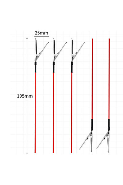 Choice one size 10Pcs MS130 Reverse Painting Clips Spray Metal Coloring Tool ...