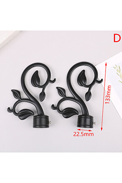 Choice D زوج واحد من أغطية رؤوس قضبان الستائر المزخرفة