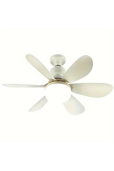 Choice1 42cm WHITE 20.5-inch 40W Ceiling Fan with Remote Control LED Light Fa...