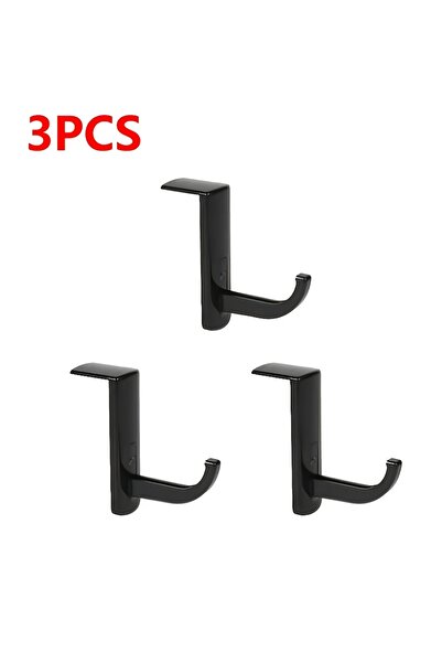 Choice3 حامل سماعات رأس أسود مكون من 3 قطع (1-2-3 قطع) يُعلق على الحائط، حامل...