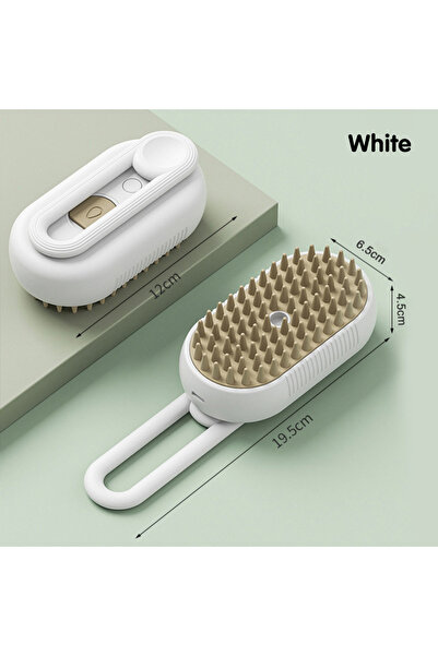 Choice فرشاة بخار كهربائية بيضاء 3 في 1 للحيوانات الأليفة، مناسبة للقطط والكل...