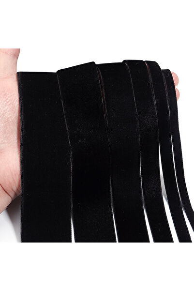 Choice5 2.5cm 5yards Black 5-10yards 6/10/15/25/32mm Wine Red Black Velvet Ri...