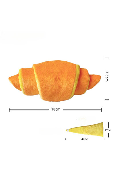 Choice لعبة كرواسون وبري مخملية للكلاب، لعبة تفاعلية تصدر صوت صرير وتوزع الحل...