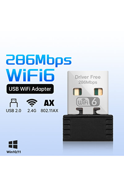 Choice محول شبكة واي فاي 6 AX286 بتردد 2.4 جيجاهرتز، يدعم معيار 802.11ax، يعم...