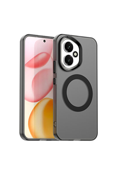 Choice15 جراب شحن لاسلكي مغناطيسي أسود لهاتف هونر 400 برو و400 لايت 5G، لون حلوى