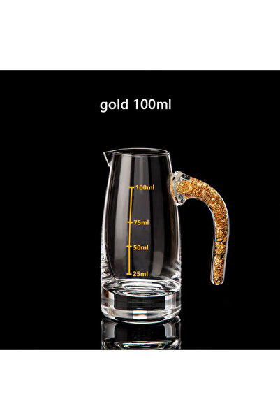 Choice زجاجة نبيذ ذهبية سعة 100 مل، موزع مشروبات كحولية سعة 100/300 مل، وعاء ...