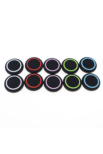 Choice1 Mixed 5pair 10PCS ThumbSticks Grips Caps for Switch 2 Joy-Con Silicon...