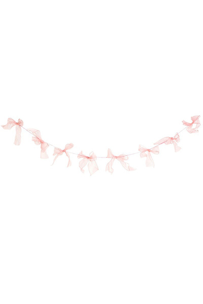 Choice Pink 2M Pink Bowknot Garland Hanging Pendants Princess Birthday Party ...