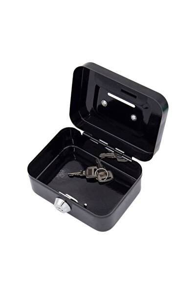 Choice حصالة نقود يدوية سوداء مبتكرة، صندوق تخزين معدني صغير، صندوق نقود، حاو...