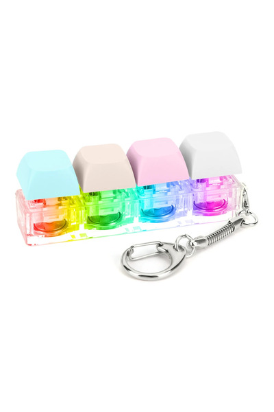 Choice25 B لوحة مفاتيح الأصابع ألعاب تململ 4 مفاتيح حسية سلسلة مفاتيح أغطية م...