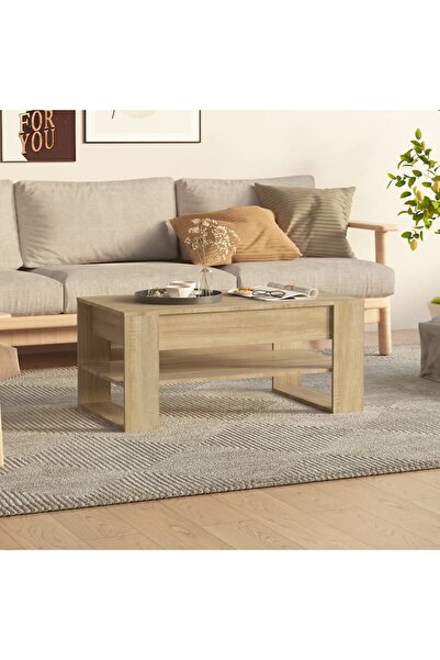 Concept Τραπεζάκι σαλονιού, δρυς sonoma, 102x55x45 εκ., επεξεργασμένο ξύλο