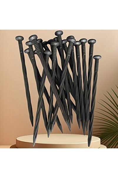 Choice 30 قطعة من مسامير تثبيت حواف الحدائق البلاستيكية، مسامير تثبيت حلزونية...