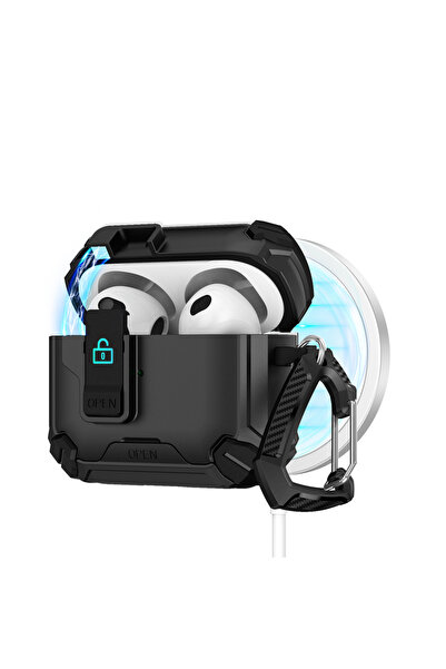 Choice8 For Airpods 4 Case Black For AirPods 4 Generation Case Magnetic Autom...