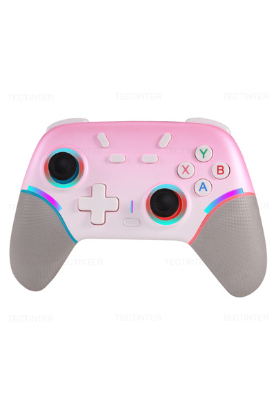 Choice1 وحدة تحكم لاسلكية بلوتوث وردية اللون فقط لأجهزة نينتندو سويتش 2/بلاي ...