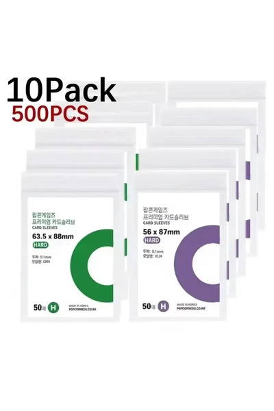 Choice12 500Pcs - Mixed 500-1PCS HD Transparent Kpop Idol Card Protective Sle...