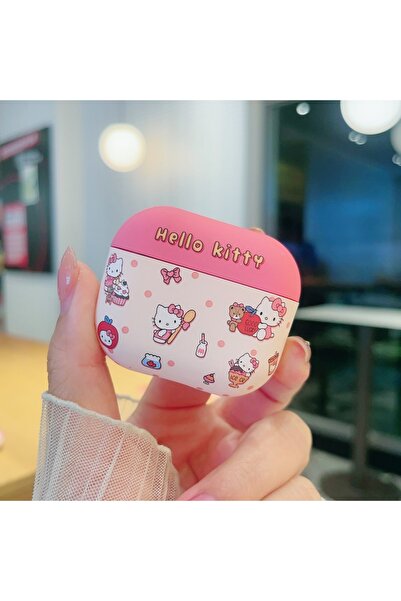 choice2 جراب حماية لسماعات AirPods Pro3 FKT1 بتصميم كرتوني لطيف لشخصية هيلو ك...