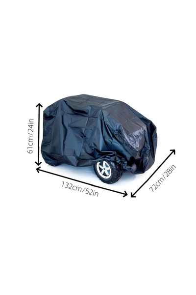 Choice1 black132x72x61cm Electric Kids Ride-On Car Cover, Special for 4WD RC ...