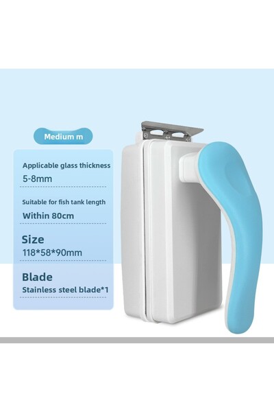 Choice مكشطة طحالب قوية مغناطيسية عائمة لتنظيف أحواض السمك الزجاجية.