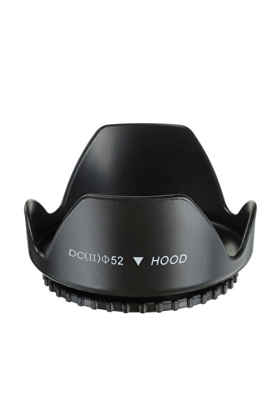 Choice 52mm Screwed Sunshade Lens Hood For Nikon Canon Fuji Olympus DSLR Came...