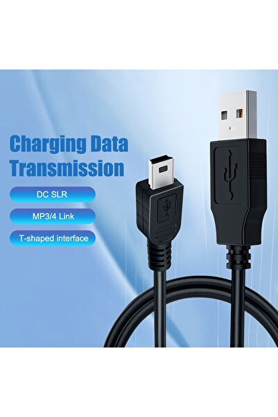 Choice كابل واحد صغير USB ذكر إلى Mini-B ذو 5 دبابيس ذكر، كابل شحن ونقل بيانا...